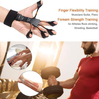 Finger Hand Gripper - Guitar Finger Exerciser Hand Strengthener Hand Trainer