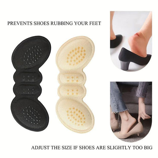 Pair Of Heel Insoles Patch Pain Relief Anti-wear Cushion Pads Feet Care Heel Protector