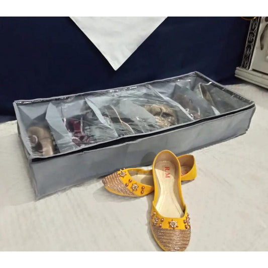 6 Pocket Dust Proof Shoes Storage Organizer