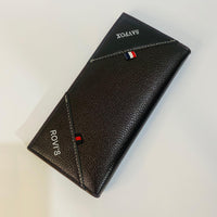 Leather Long Wallet For Men Slim Money Mobile Wallet Card Holder - LeJa.pk