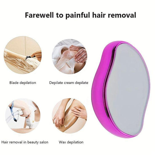 Crystal Hair Remover for Arms Legs Back - Painless Hair Removal for Women & Men - LeJa.pk