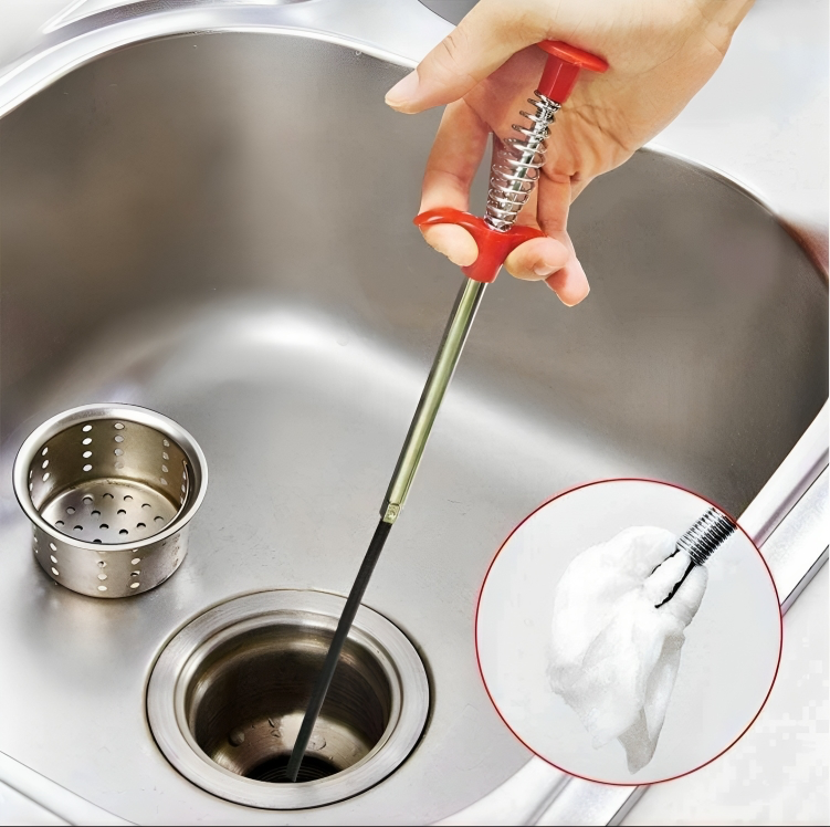 Pack of 6 Kitchen Essential Tools | Rotatable Rack | 360 Shower | Heat Resistant Gloves | Dish Brush | Sink Cleaner | Bottle Cleaning Brush - LeJa.pk