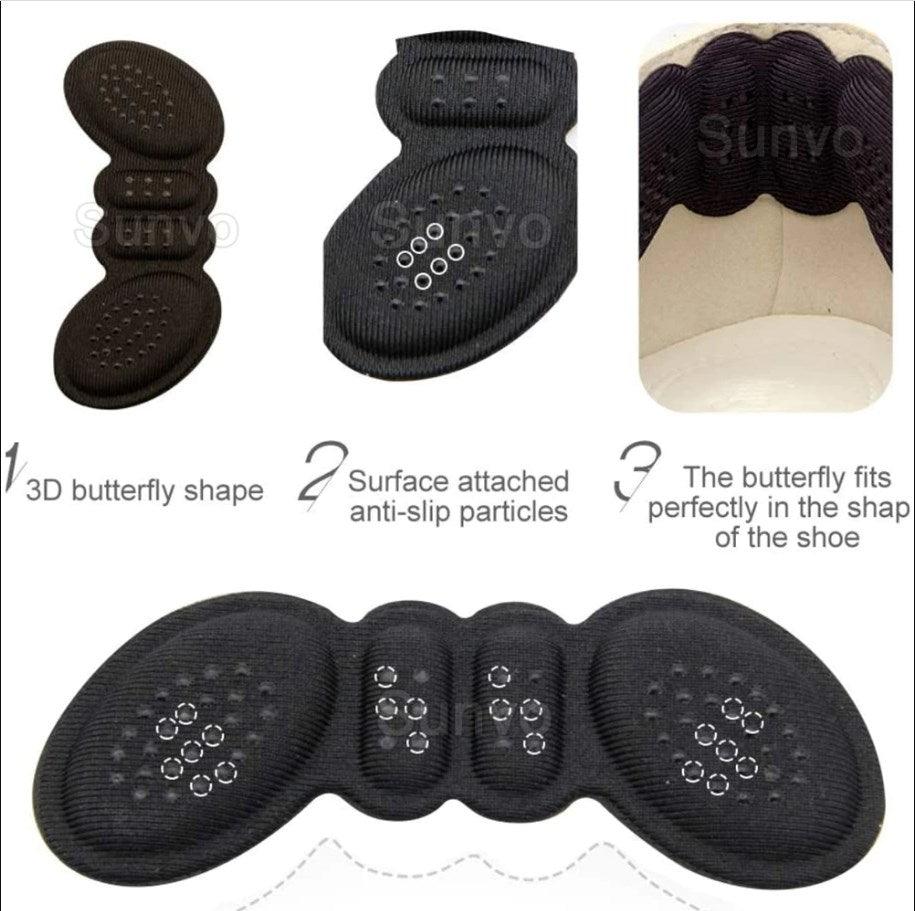 Pair Of Heel Insoles Patch Pain Relief Anti-wear Cushion Pads Feet Care Heel Protector - LeJa.pk
