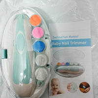Baby Nail Clippers Safe Electric Baby Nail Trimmer, Baby Nail File Kit Born - LeJa.pk